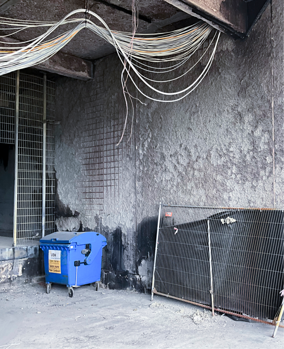 Foto von der Baustelle