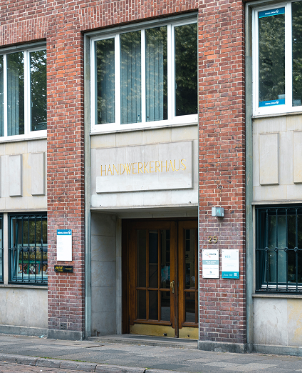 Fassade des Handwerkerhauses