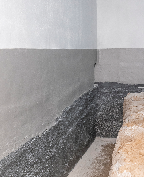 Nahaufnahme Detail Betonsohle